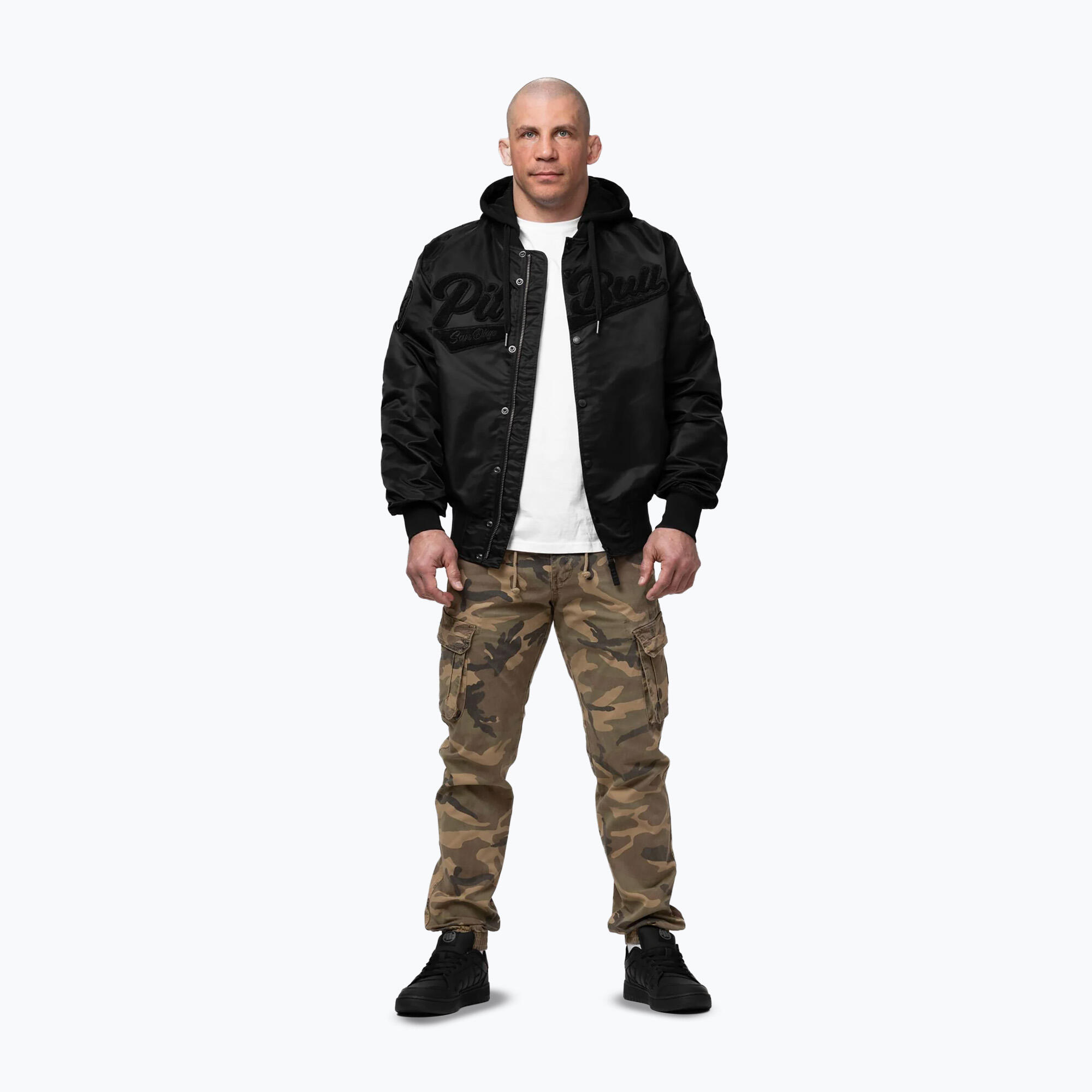 Kurtka męska Pitbull Mason San Diego Baseball Hooded 2/7