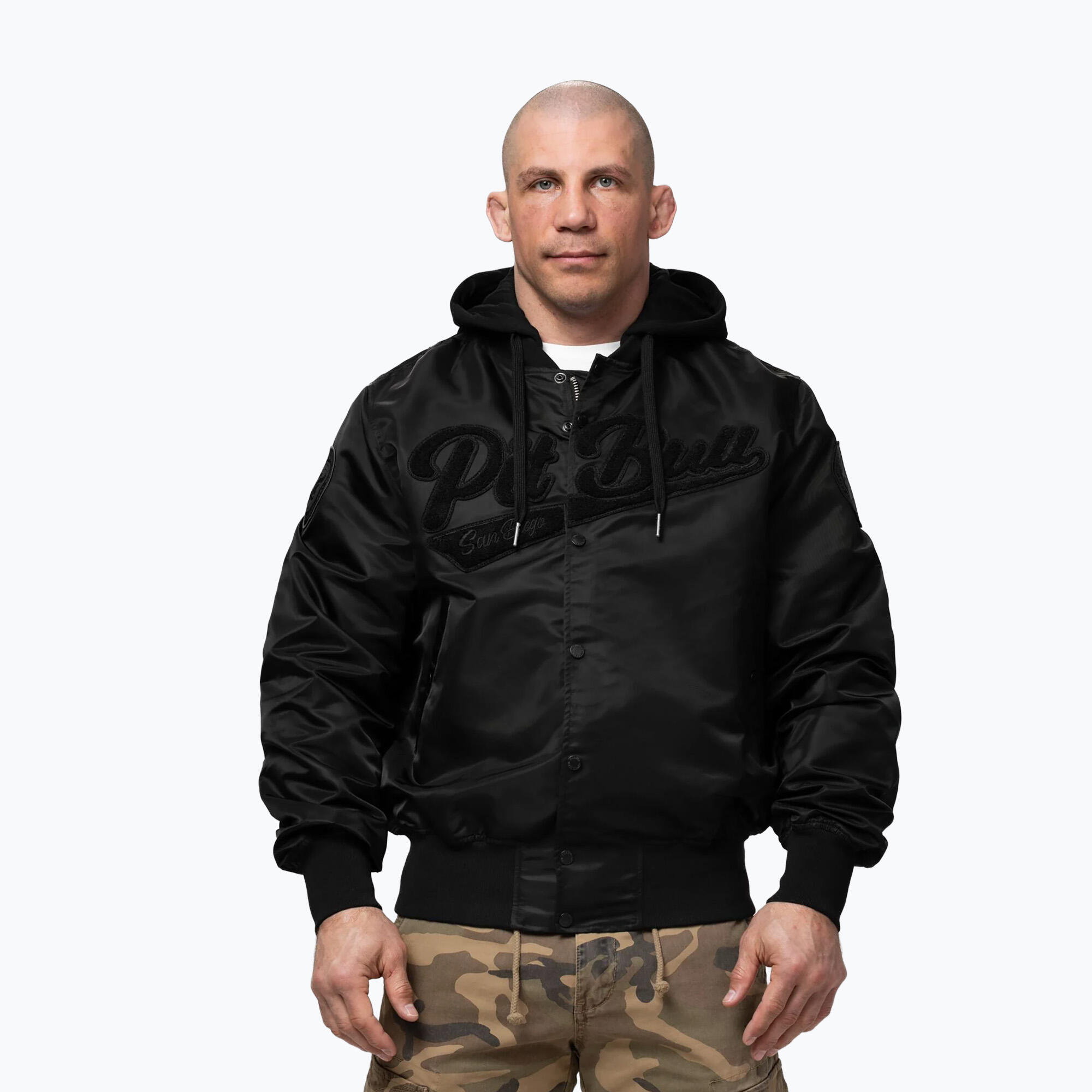 Kurtka męska Pitbull Mason San Diego Baseball Hooded 4/7