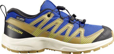Salomon XA Pro V8 Waterproof Scarpe Trail Bambino Blu/Kaki 1/1
