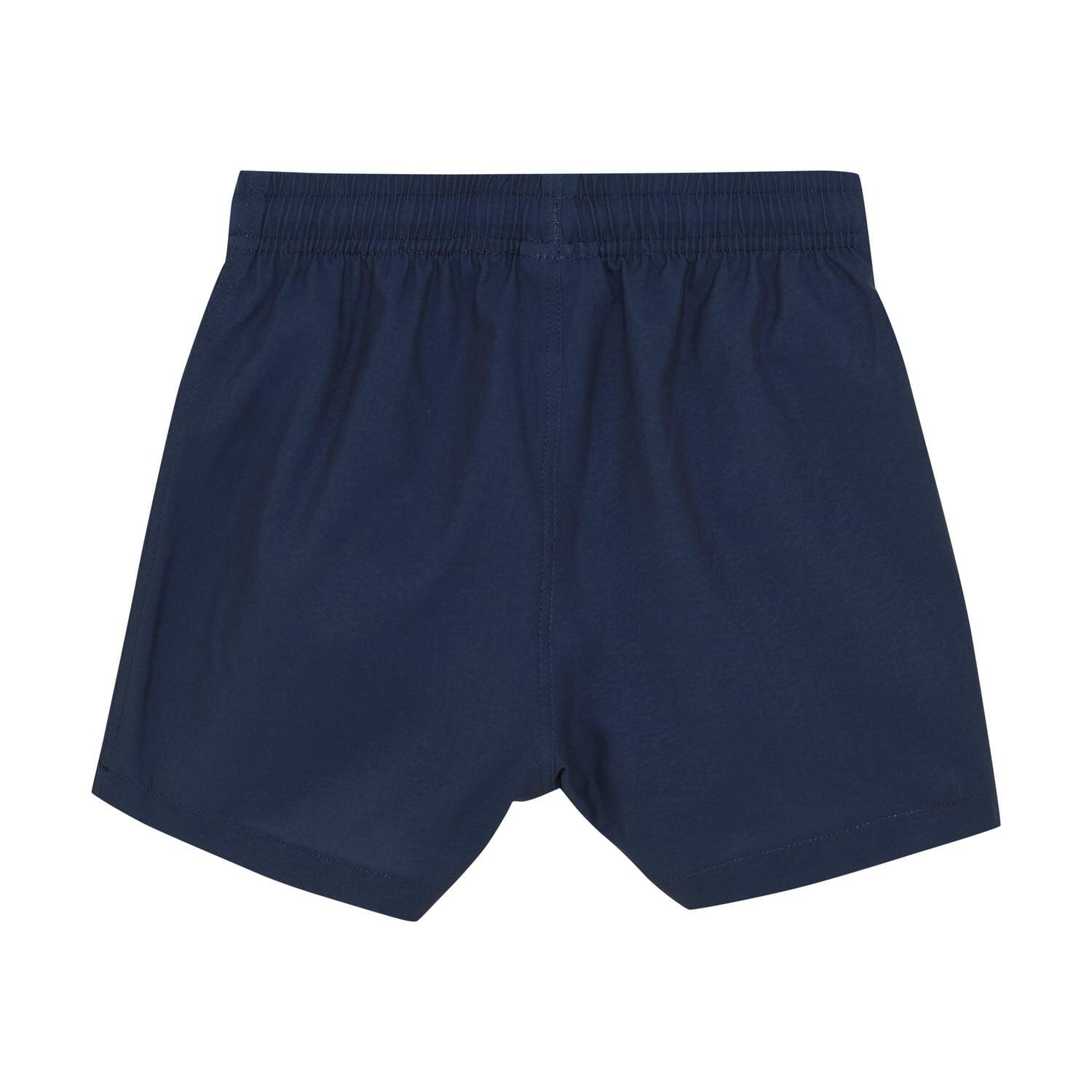 Short de bain uni bleu marine 2/3