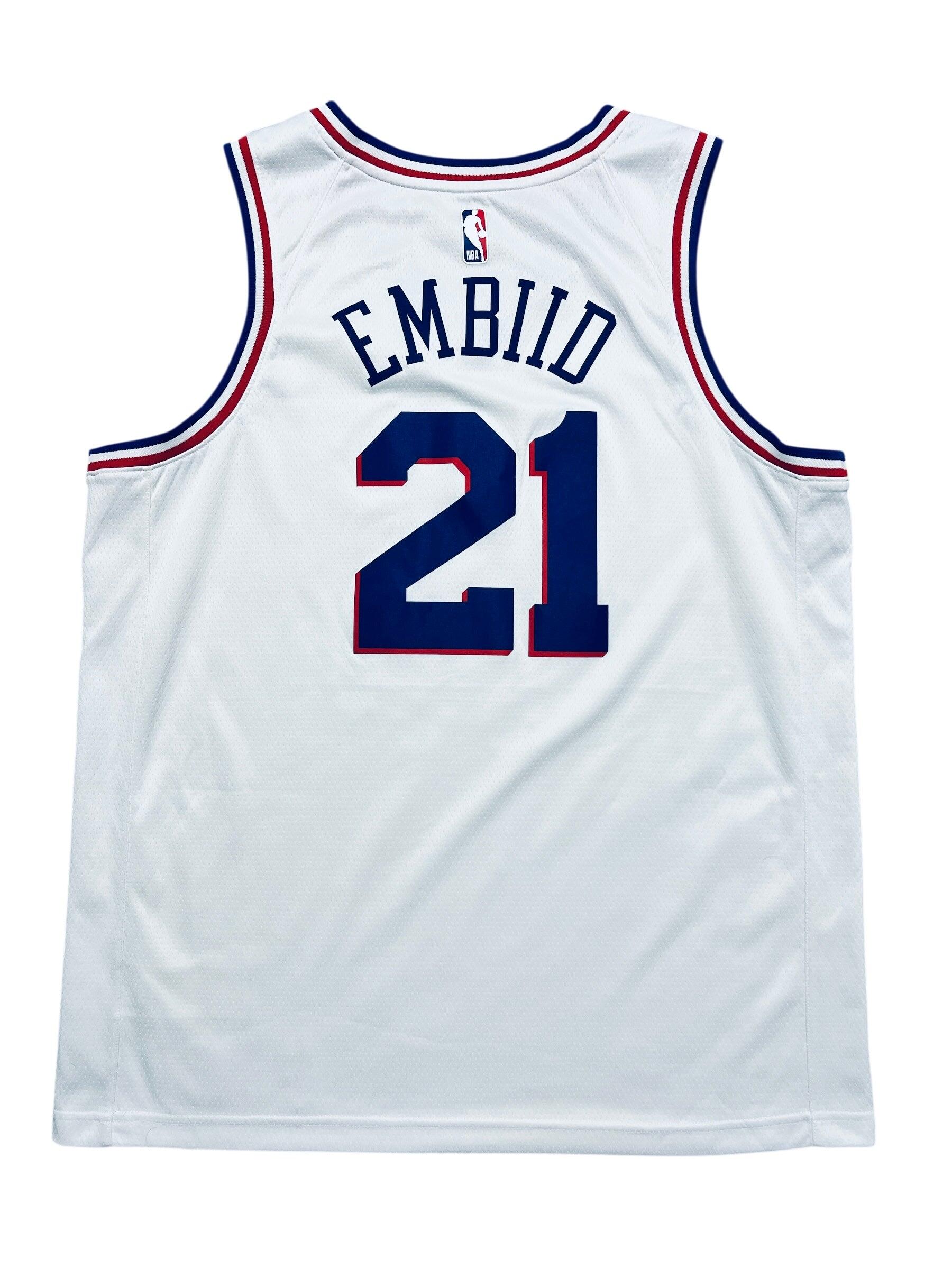 Second hand - Maglia NBA Philadelphia Sixers 2018/2029 Embiid - Stato eccellente 2/2