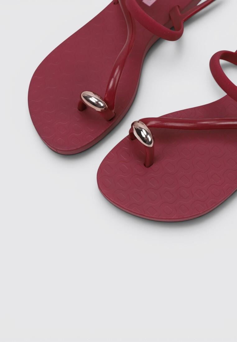 Tongs Surf Femme Ipanema 27378 IPANEMA GLAM RING SANDAL Bordeau 3/4