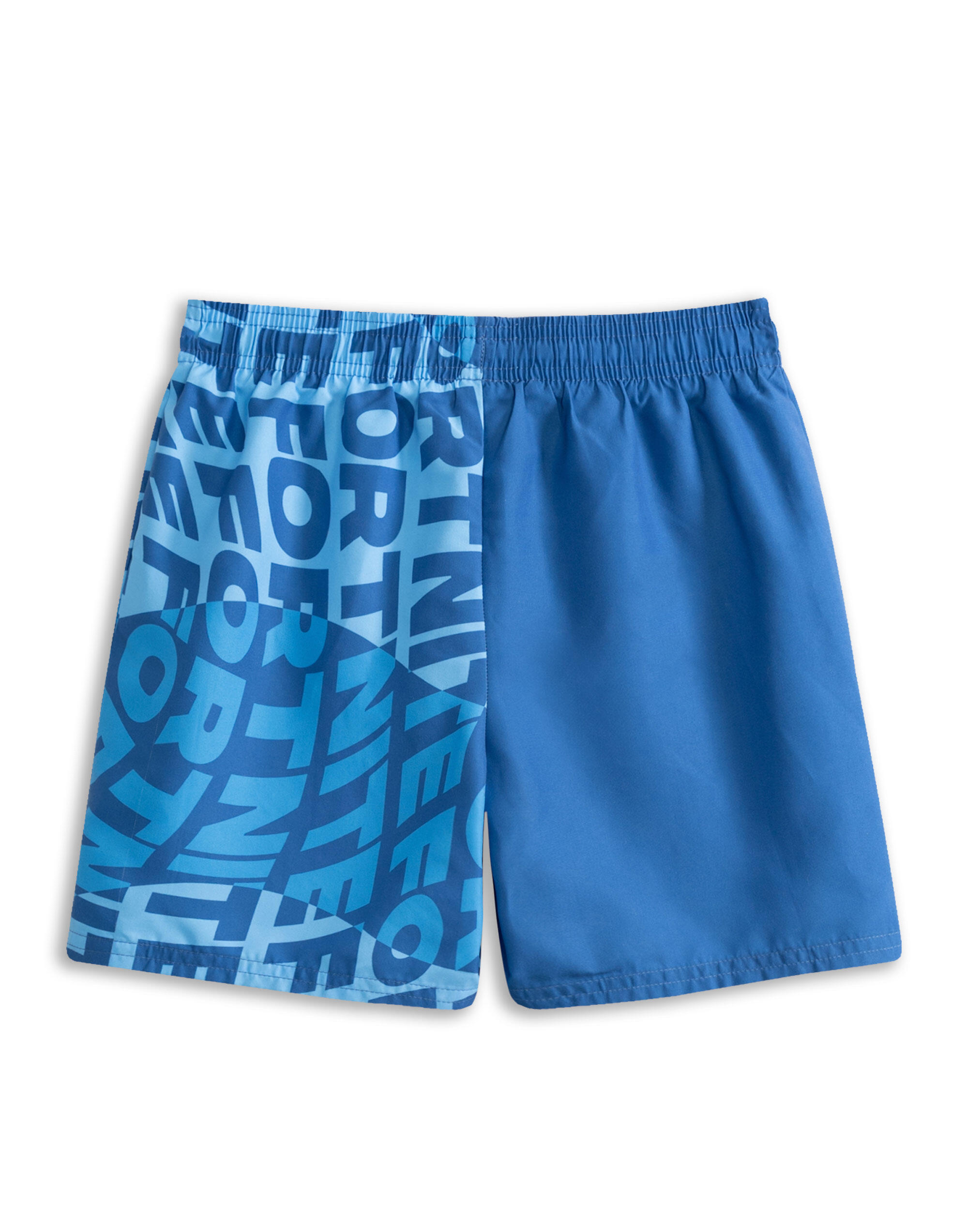 Fortnite Boys' Blue Two-Tone Logo Swim Shorts 100% Polyester | Decathlon