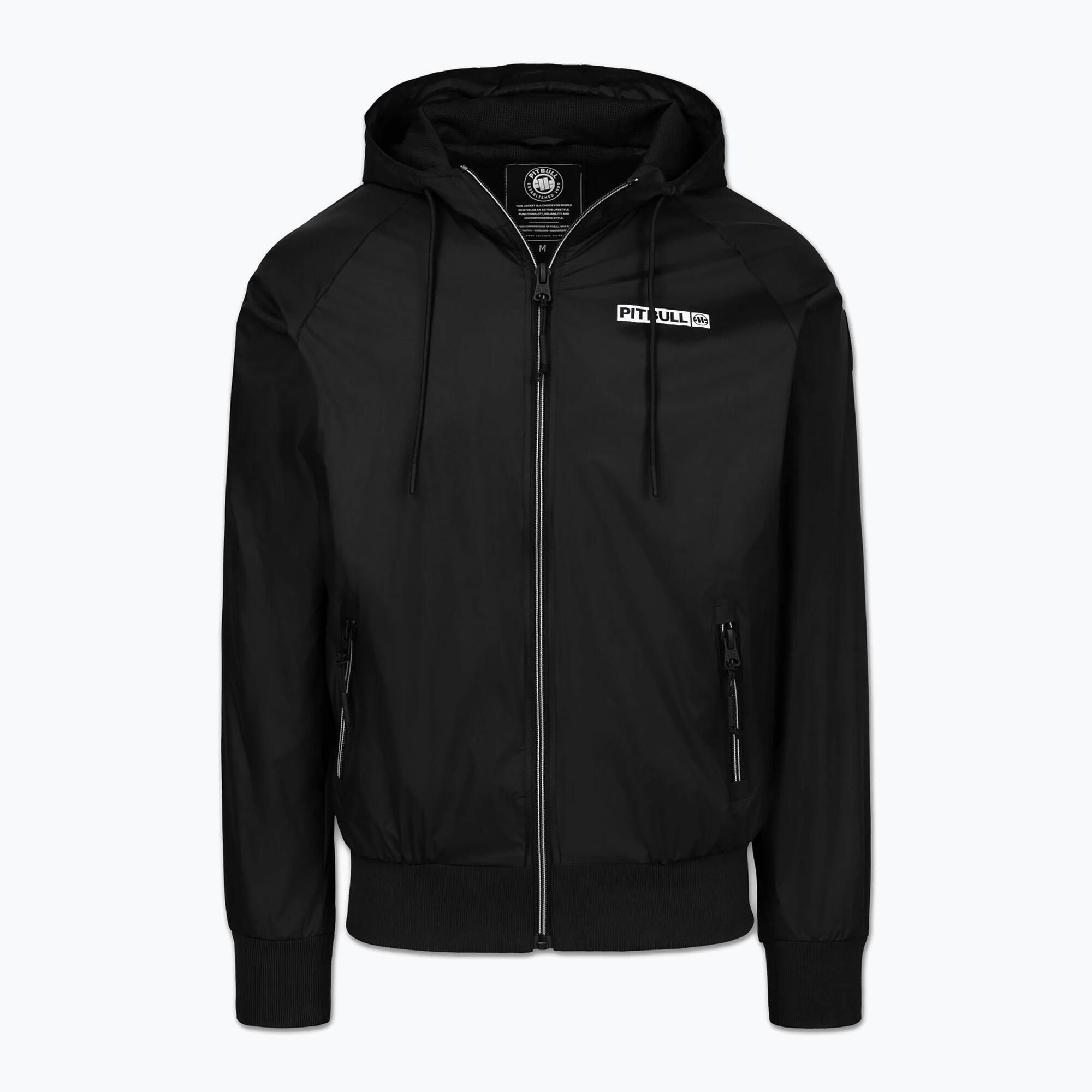 Kurtka męska Pitbull Athletic Logo Nylon Hooded 5/7