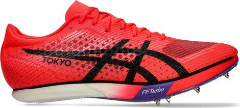 Asics Metaspeed MD athletics spikes - Red/Violet/Black 1/1