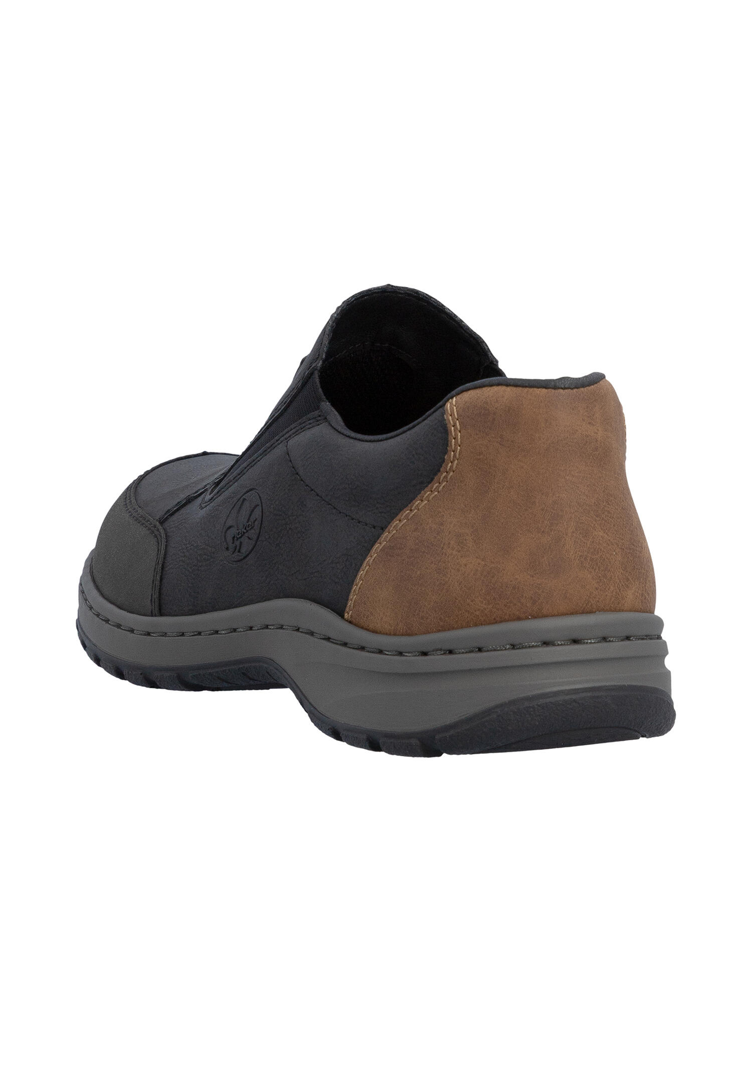 Rieker Herren Slipper Halbschuh 03354-06 Black Braun Extraweit 2/7