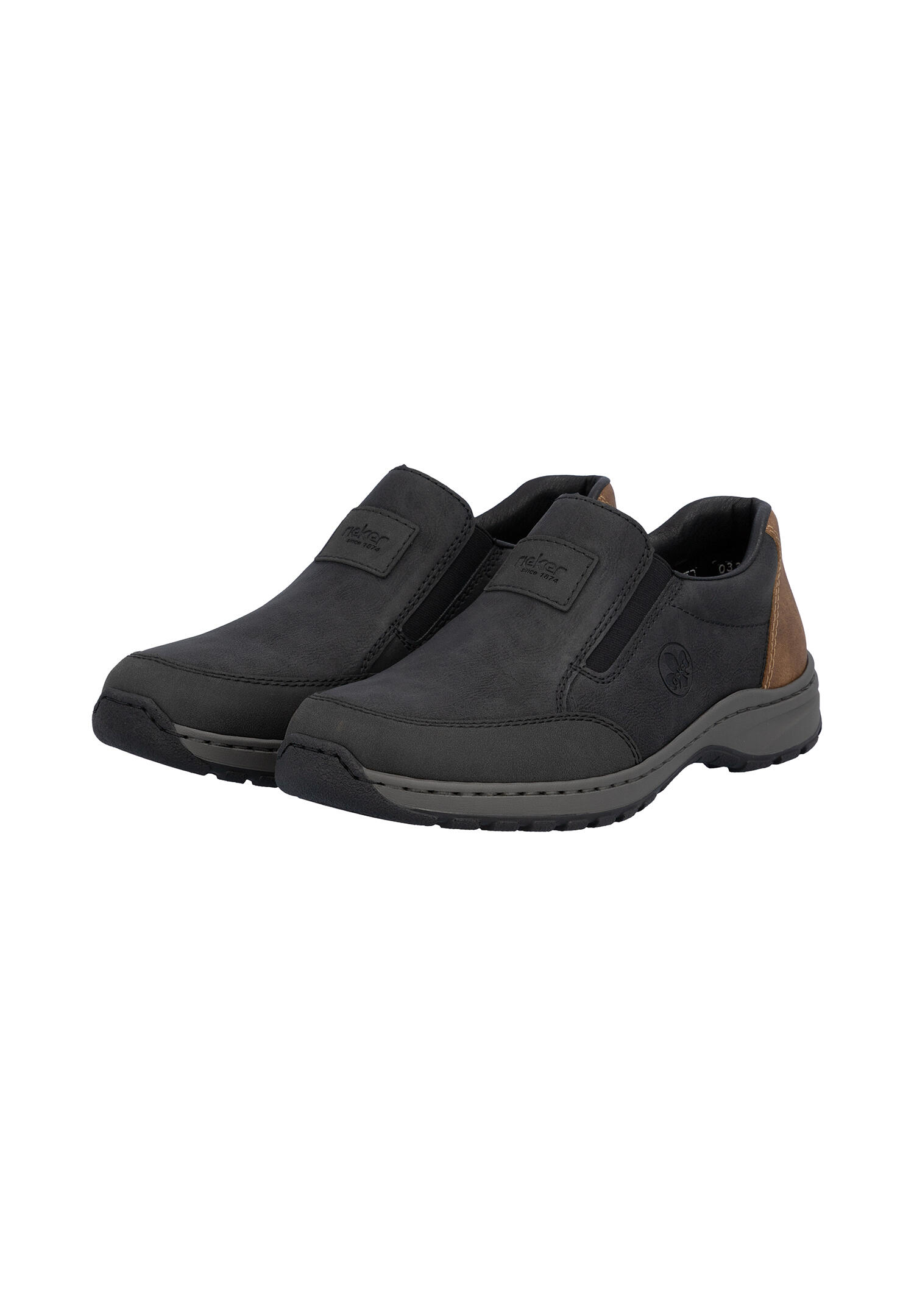 Rieker Herren Slipper Halbschuh 03354-06 Black Braun Extraweit 7/7