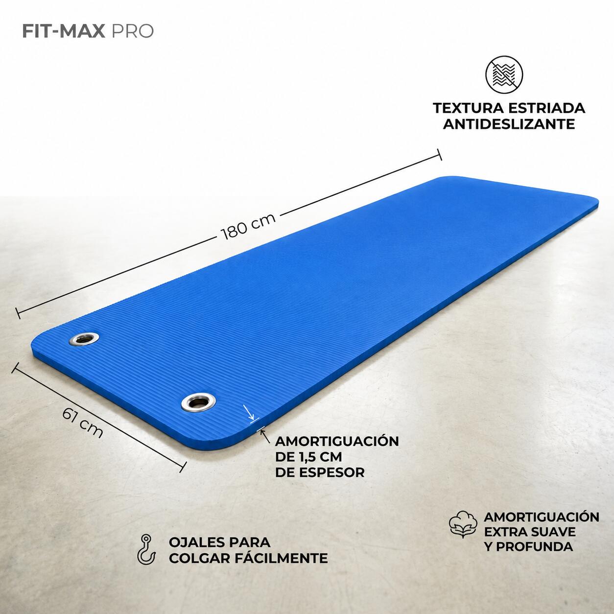 Colchoneta Esterilla NBR Azul 180x61x1,5 cm 3/3