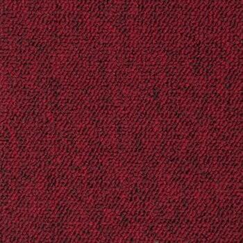 Alfombra Moqueta en loseta Viena Roja 50x50 cm para yoga, pilates 2/7