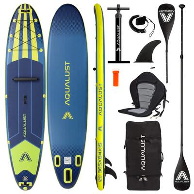 SUP Gonfiabile iSUP 12.0 365 cm con Pagaia Kayak e Sedile Deluxe