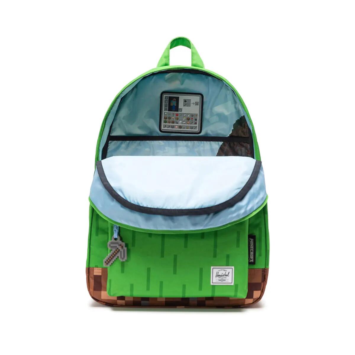 Sac à dos pour ordinateur 15/16" MINECRAFT CLASSIC XL 30L unisex vert fluo 3/4