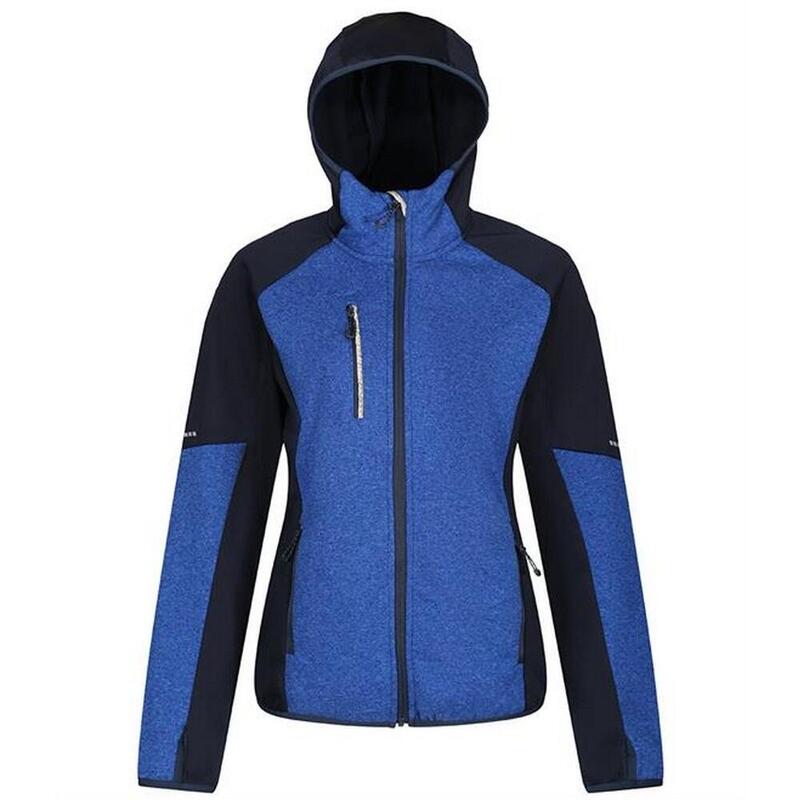 Womens/Ladies XPro Coldspring II Fleece Jacket (Navy/Oxford Blue Marl)
