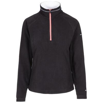 Dames skylar fleece top (zwart/wit)