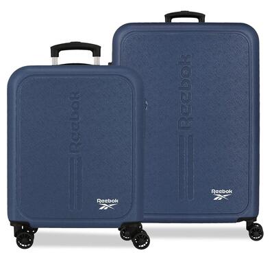 Set di valigie Reebok Boston ABS capacità 93L blu navy