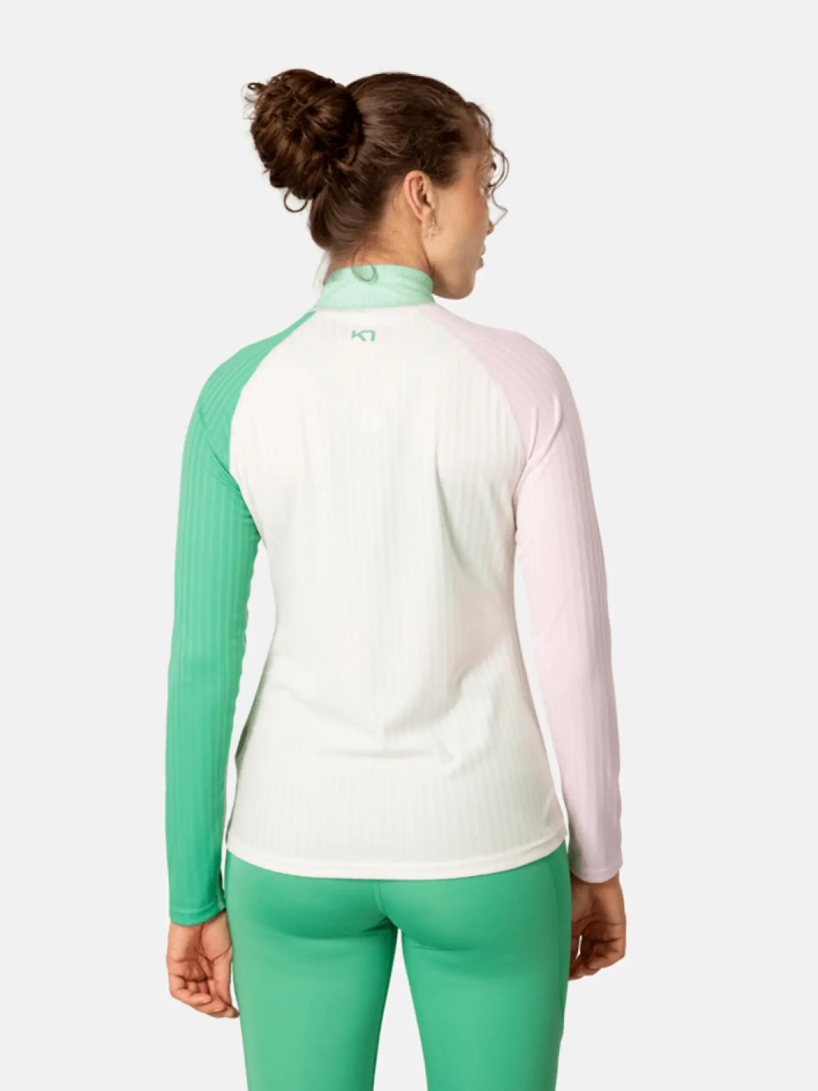 Ella Baselayer Halfzip - light beige 2/3