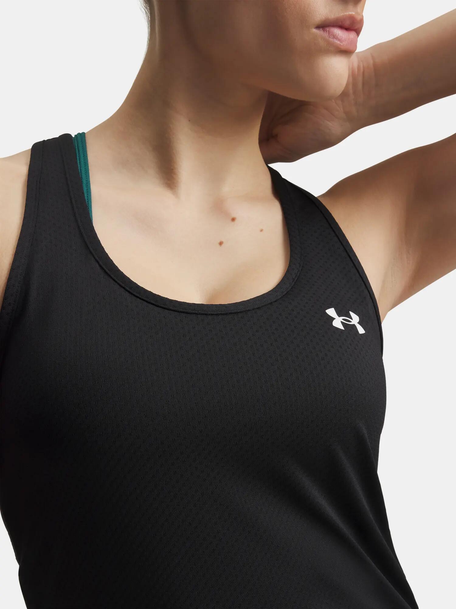 Top damski Under Armour Tech Mesh Racer Tank 3/4