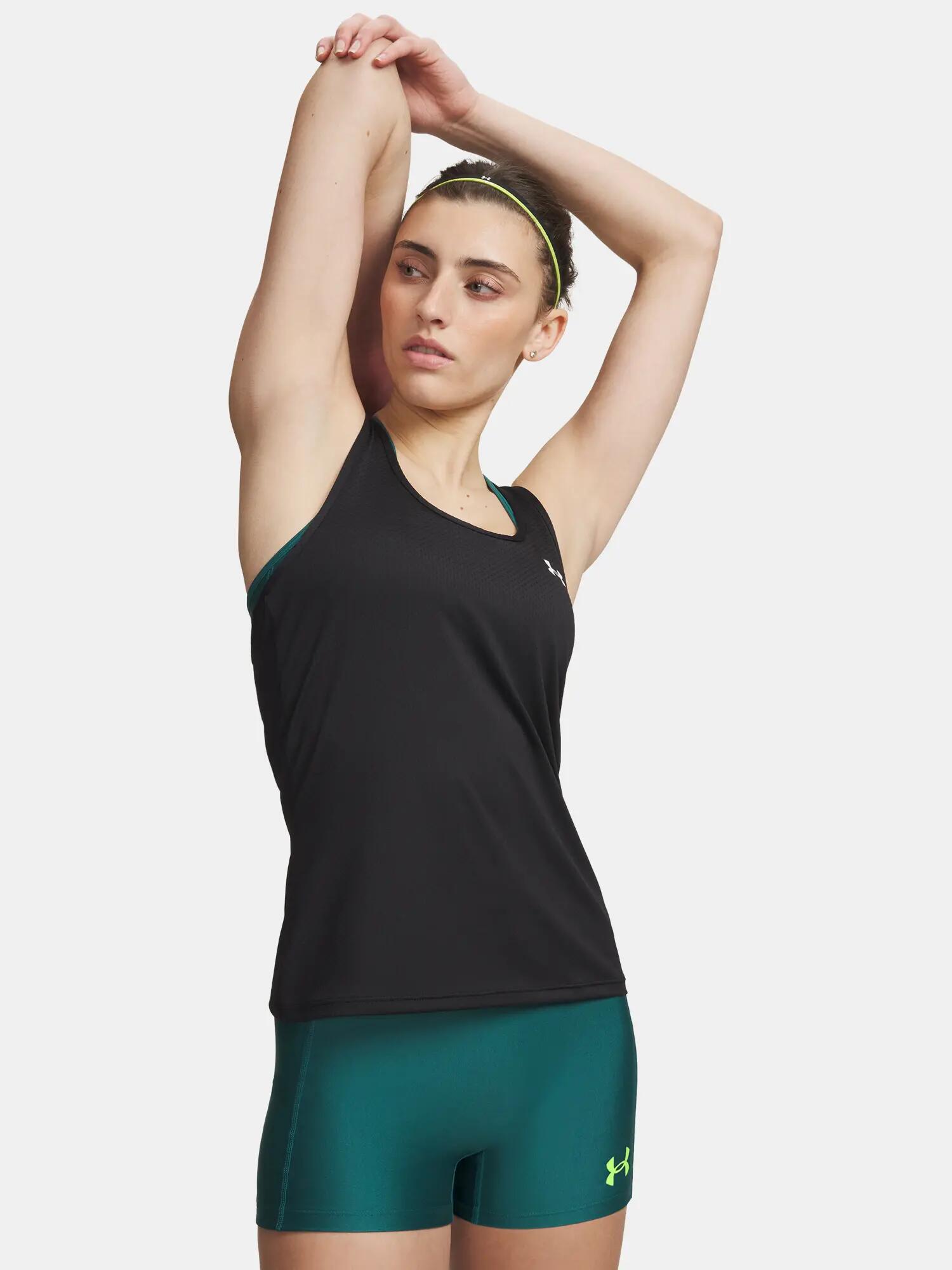 Top damski Under Armour Tech Mesh Racer Tank 1/4