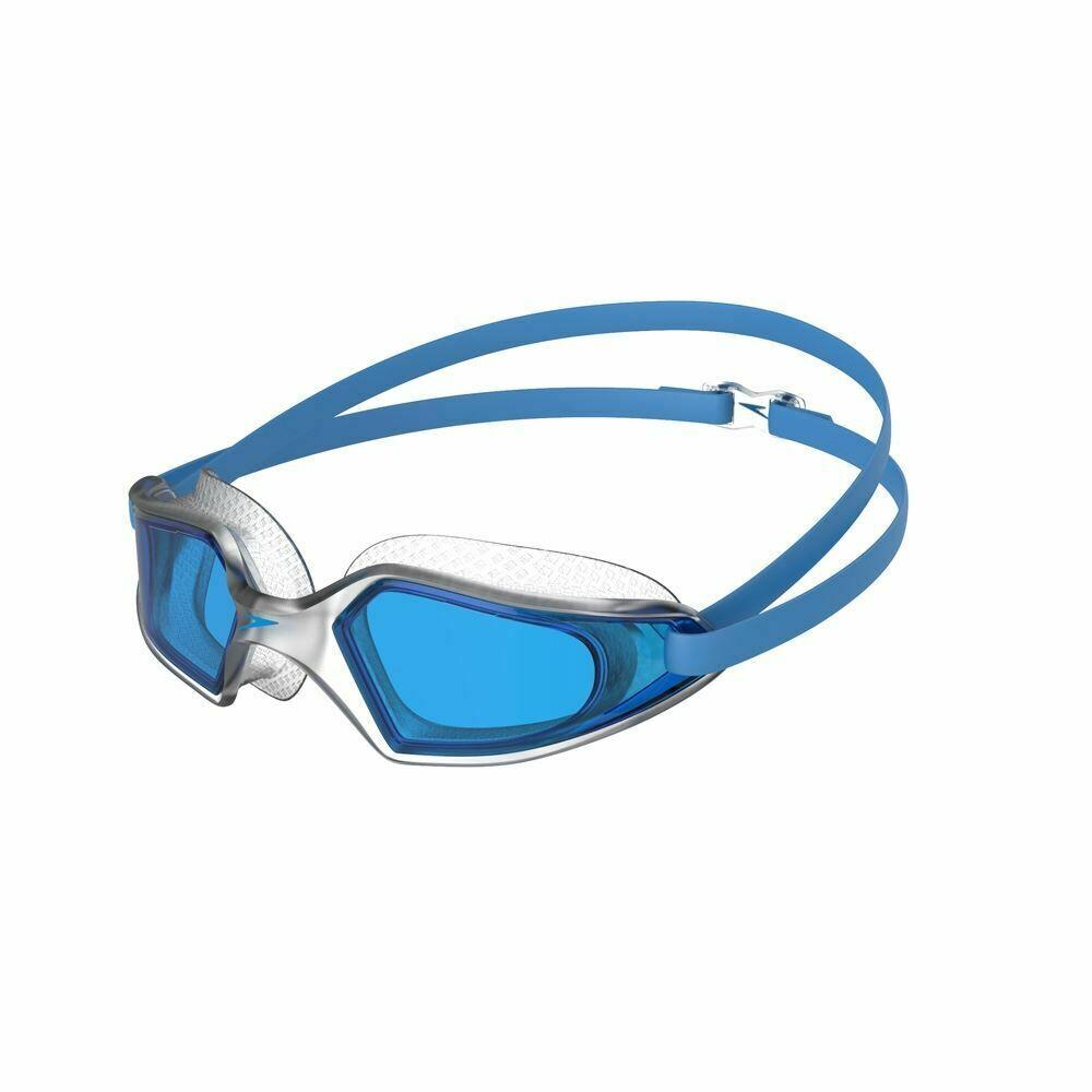 HYDROPULSE Unisex Swim Goggles (Transparent/Blue)