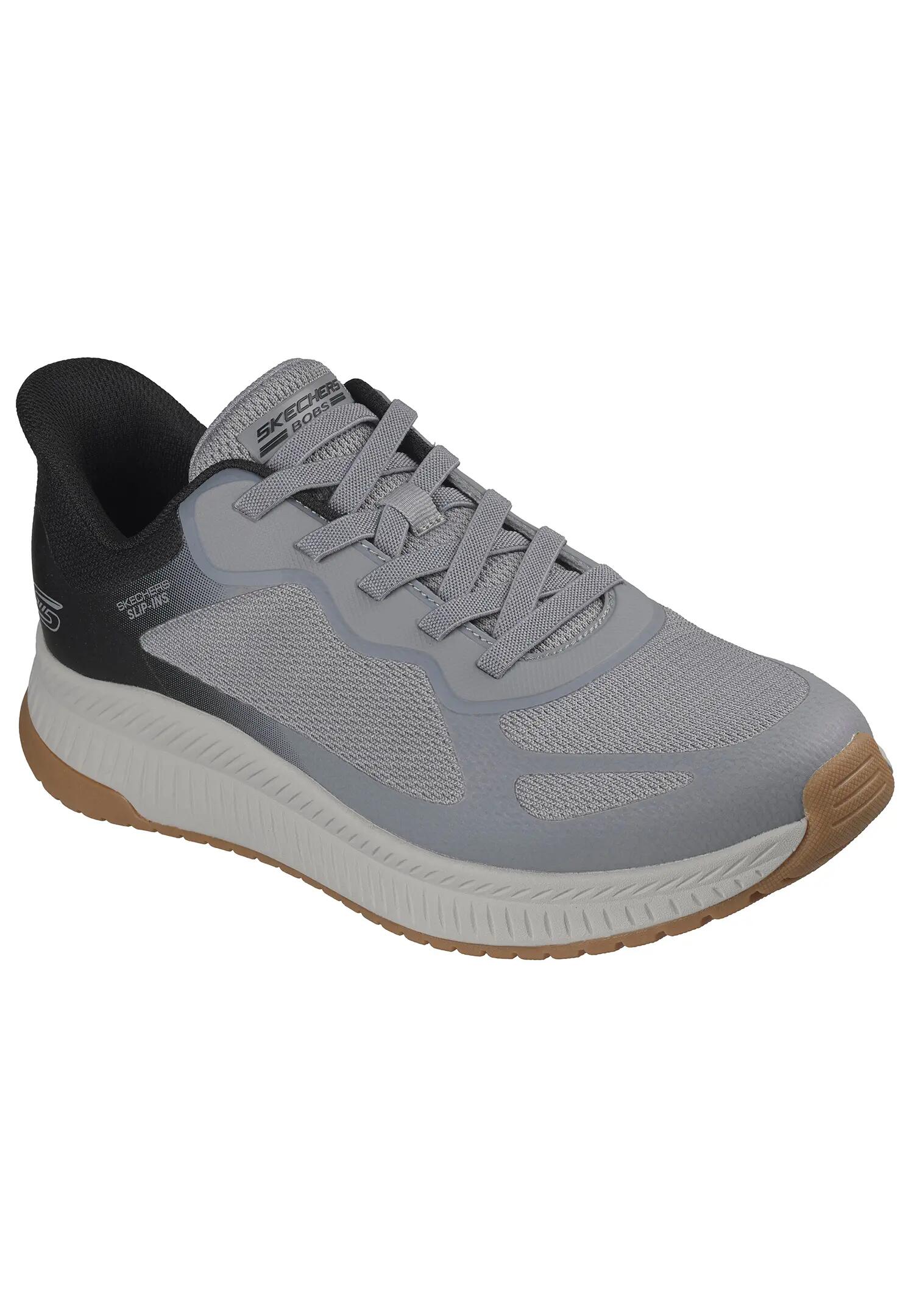 Skechers Herren BOBS Squad 4 Sneaker 118423 GYMT grau multicolor 4/5