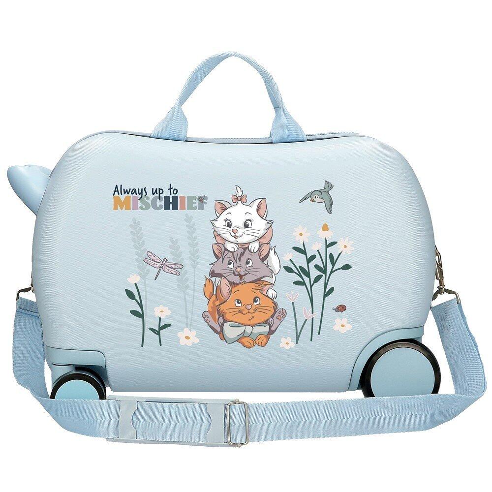 Mala infantil Aristogatos Before the bloom ABS com capacidade de 24L azul claro 2/5