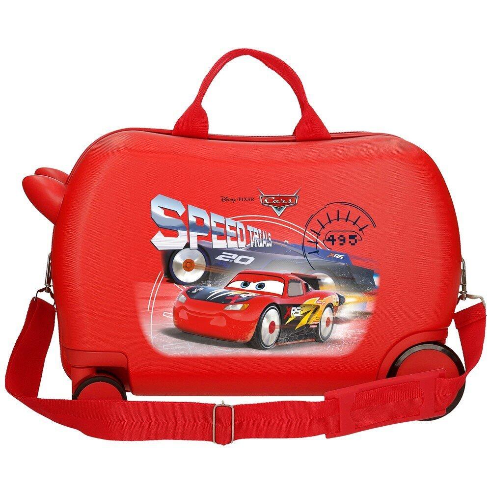 Valise enfant Cars speed trials ABS avec une capacité de 24L rouge 2/5