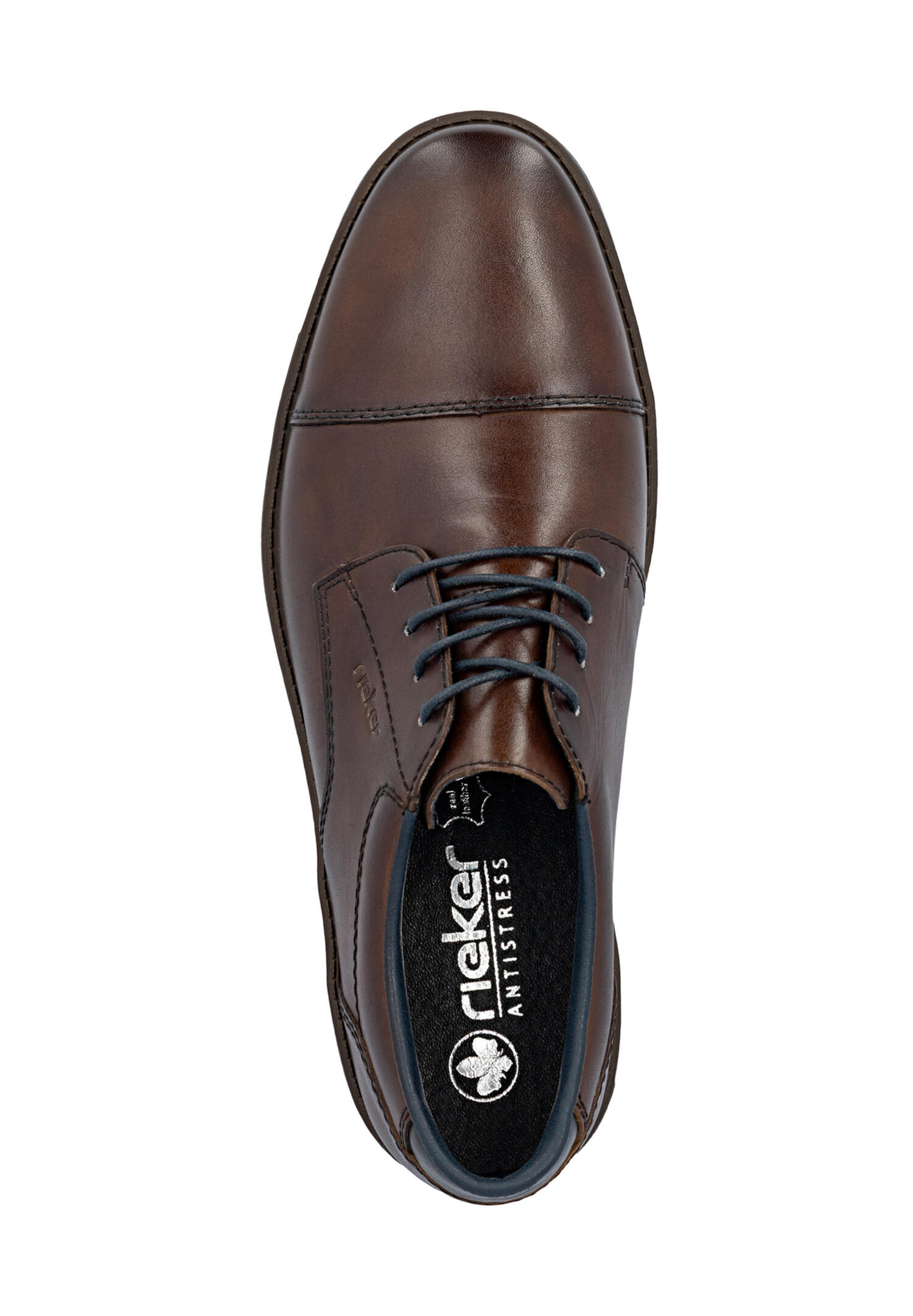 Rieker Herren Schnürschuh Halbschuh Leder 13901-25 Brown 3/7