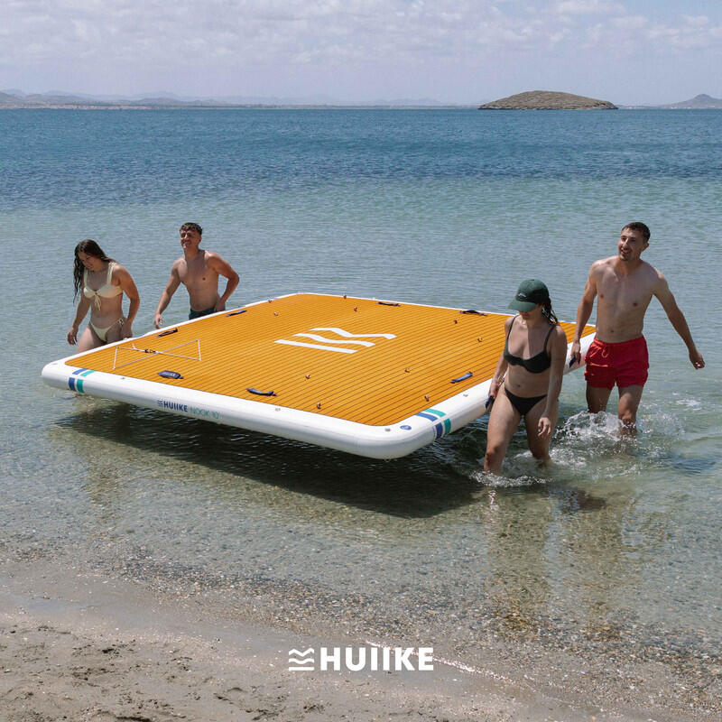 Plataforma Insuflável Antiderrapante 6 Pessoas, até 500 kg, 3,05 m, Branca 7/8