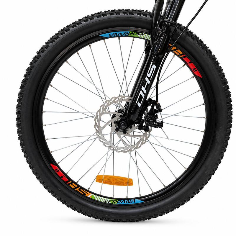 Bicicleta Copii Dhs Terrana 2423B, model 2026 - 24 Inch, Violet-Albastru
