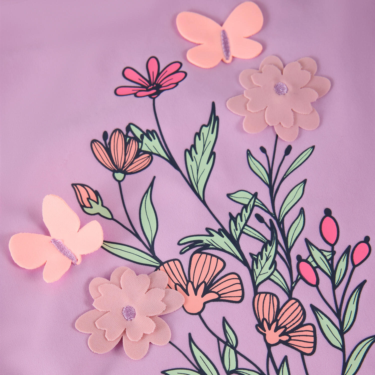 Costume da bagno per bambina Lavender Mist 4/4