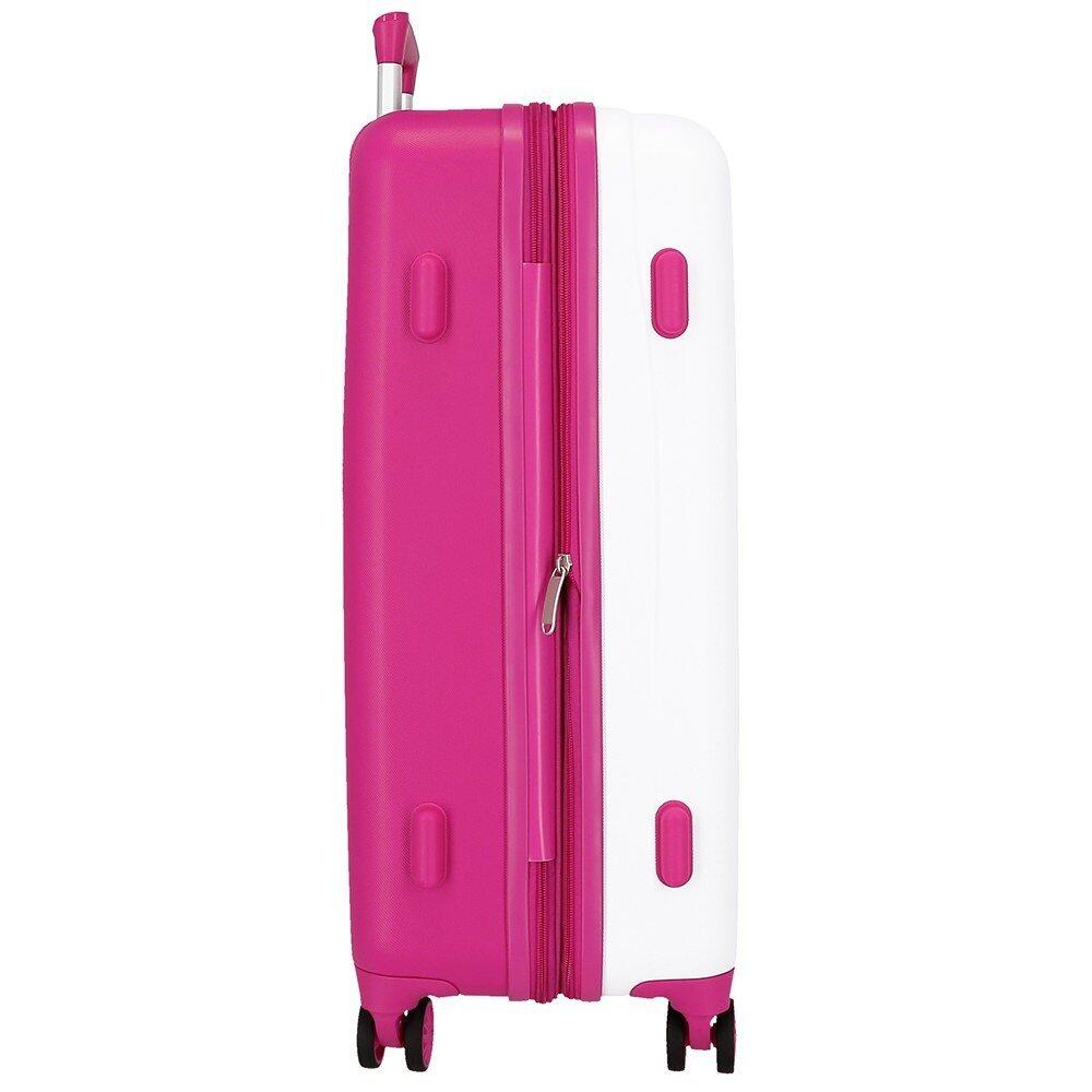 Valise moyenne Enjoy the day ABS avec une capacidad de 68L blanc 3/5