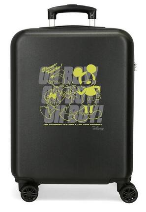 Valise cabine Mickey oh boy ABS avec une capacité de 35L noir