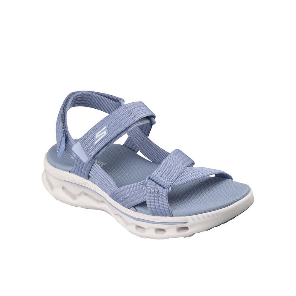 Sandalias Skechers Mujer Go Walk Glide-Step 2.0 Azul 2/4