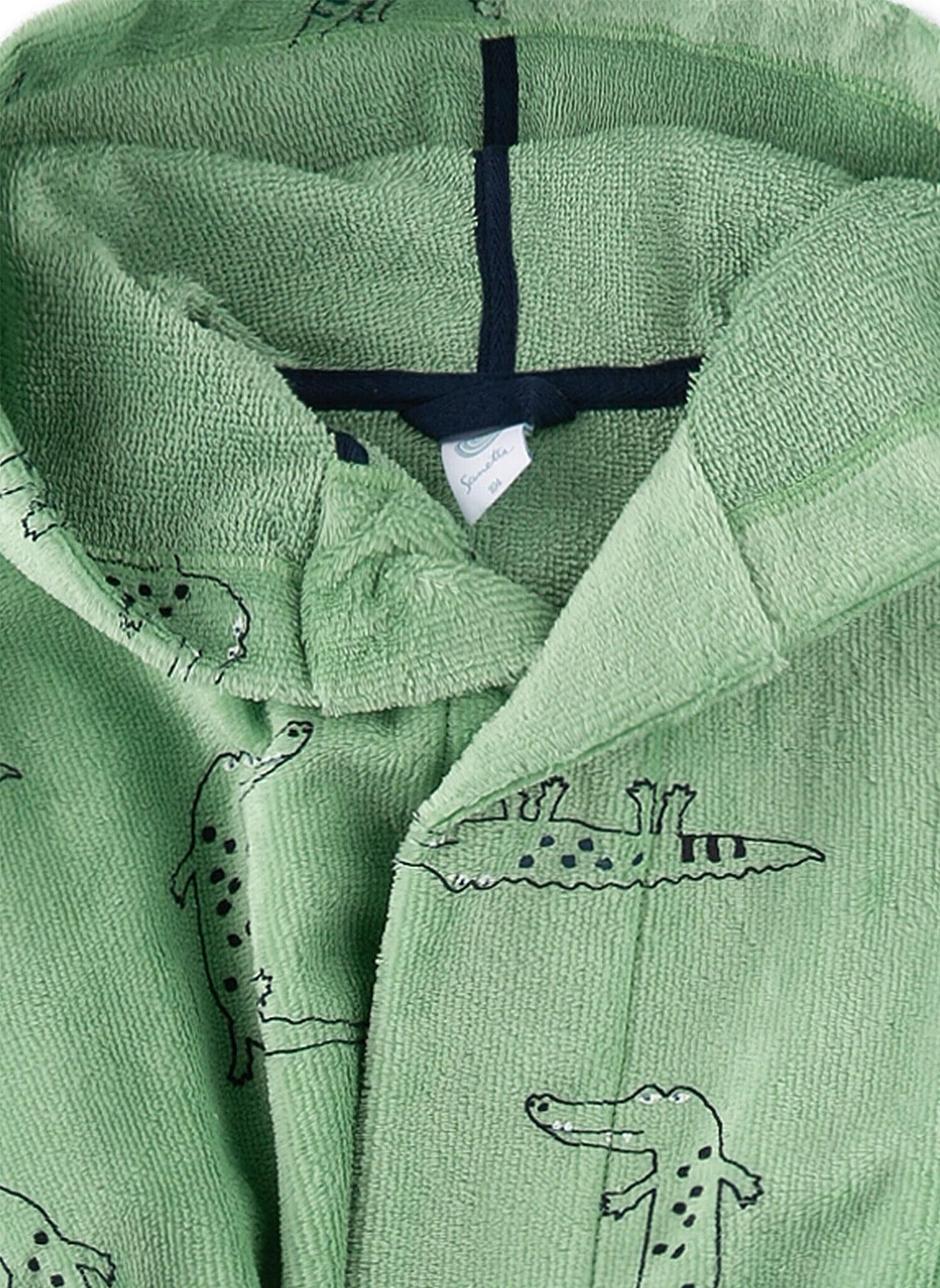Jungen Bademantel Krokodil 3/3