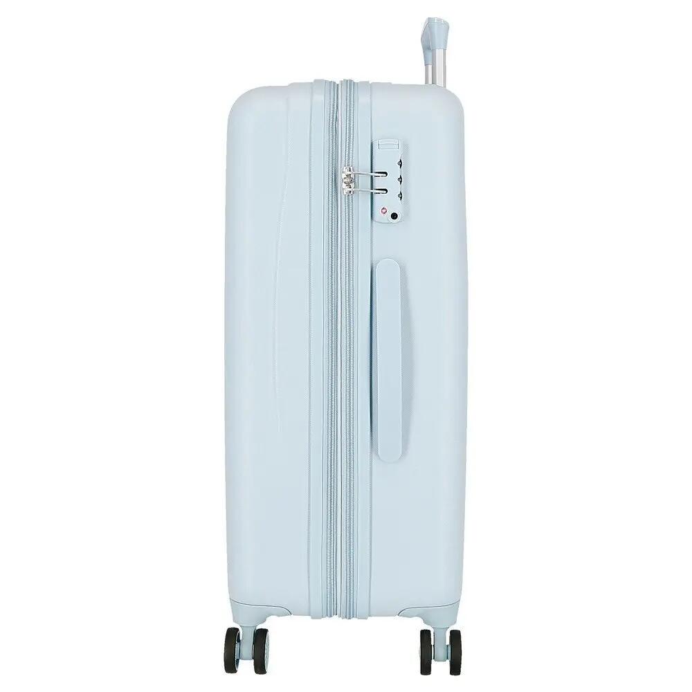 Valise moyenne Stitch playful ABS avec une capacité de 56L bleu clair 5/5