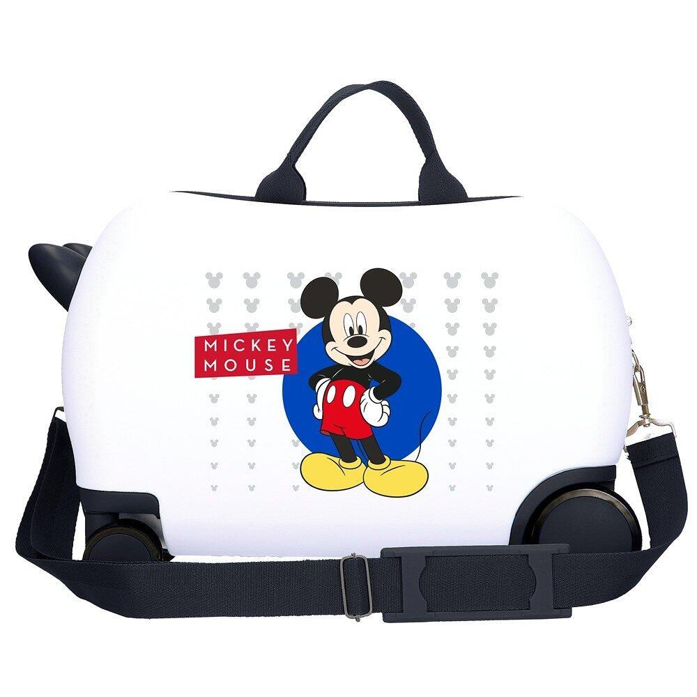 Valise enfant Mickey enjoy the day ABS avec une capacité de 24L blanc 2/5