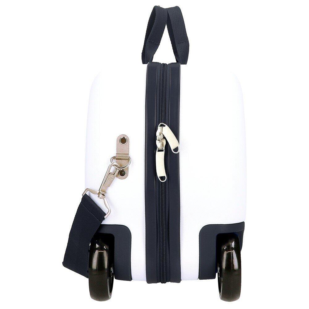 Mala infantil Stitch excited ABS com capacidade de 24L branco 5/5