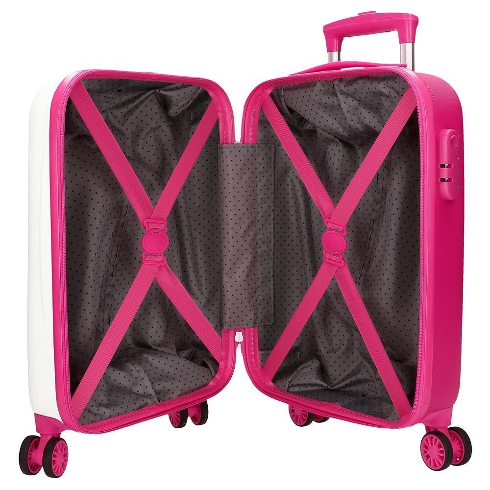Valise cabine Minnie super helpers ABS avec una capacidad de 28L blanc 4/5