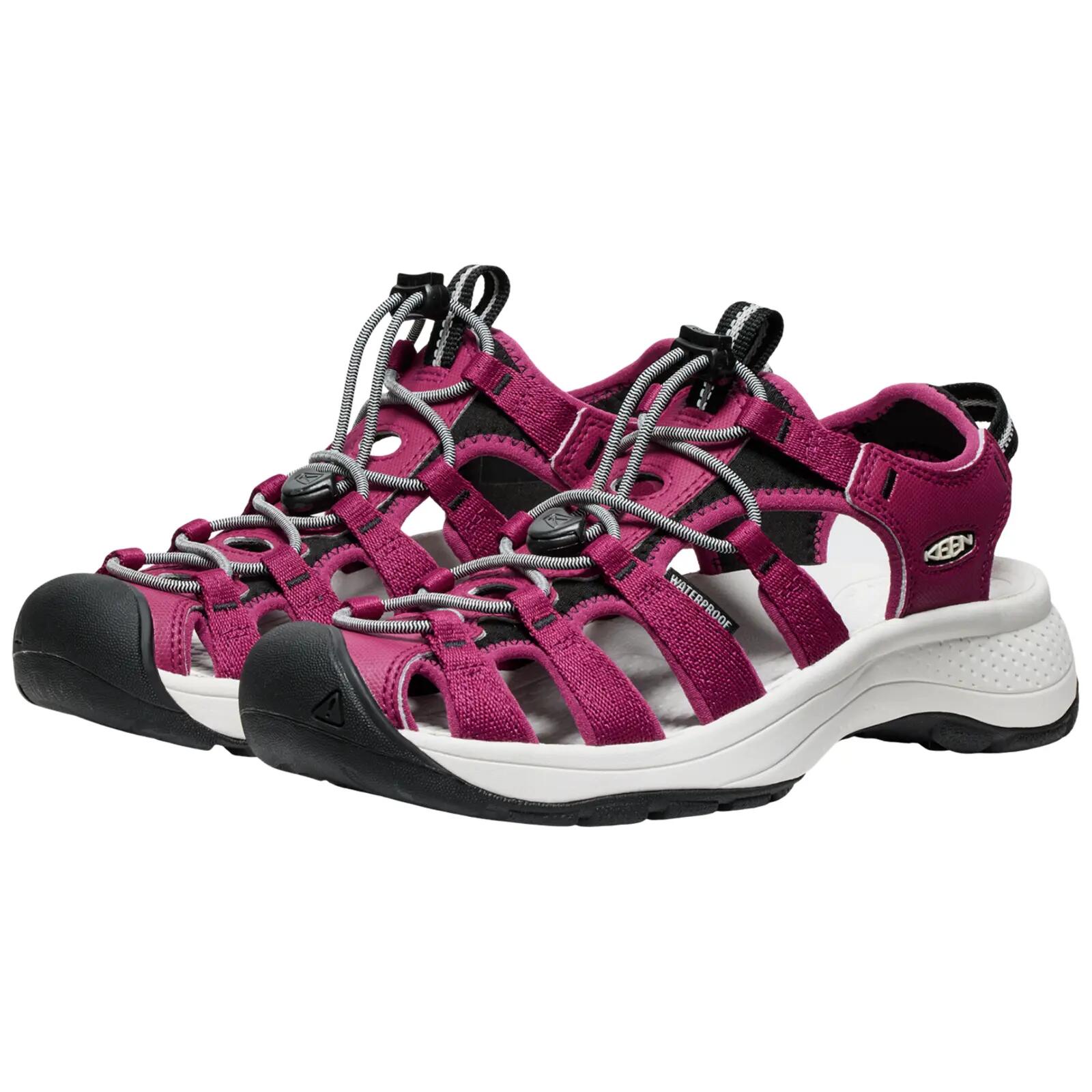 W Astoria West Sandal - beaujolais/star white 3/5