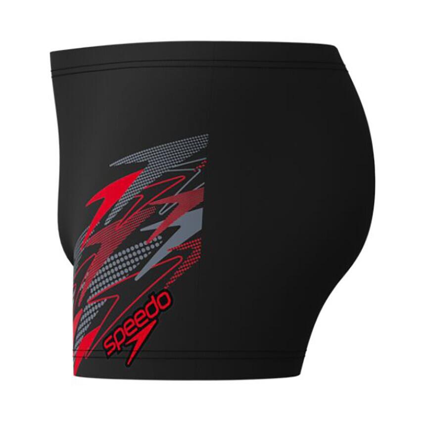 Speedo Medley Logo zwembroek voor heren, zwart/rood 6/7