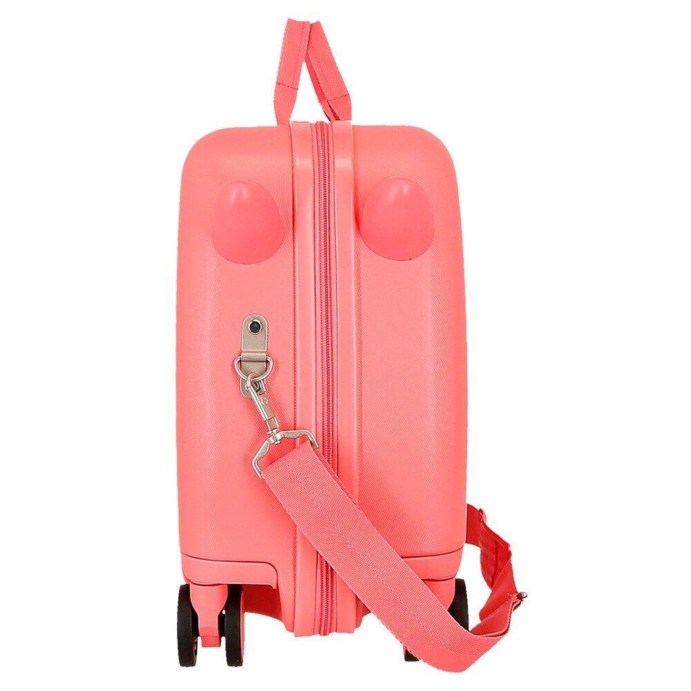 Mala infantil Inside Out Anxious ABS com capacidade de 38L coral 3/5