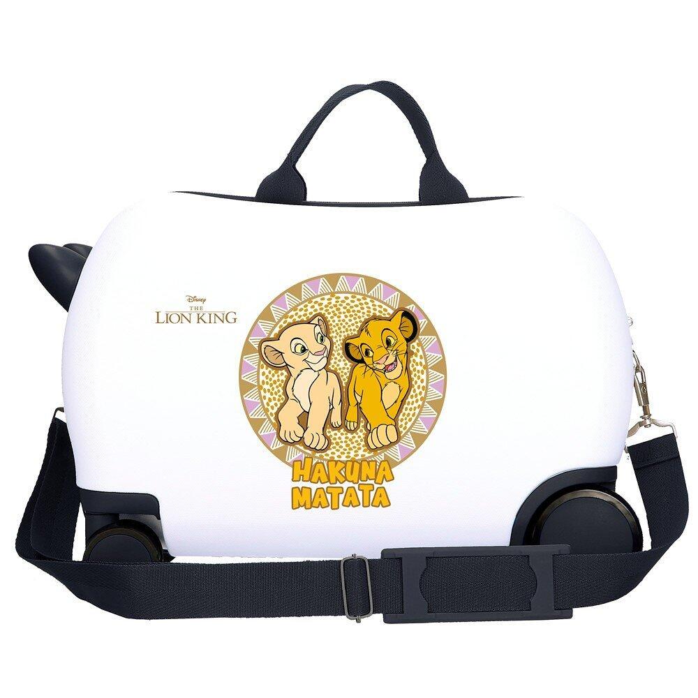 Valise enfant Le Roi Lion Simba & Nala ABS avec une capacité de 24L blanc 2/5
