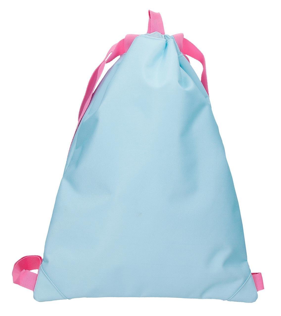 Gym sac Stitch Hearts 35x46x1 cm denim 2/5