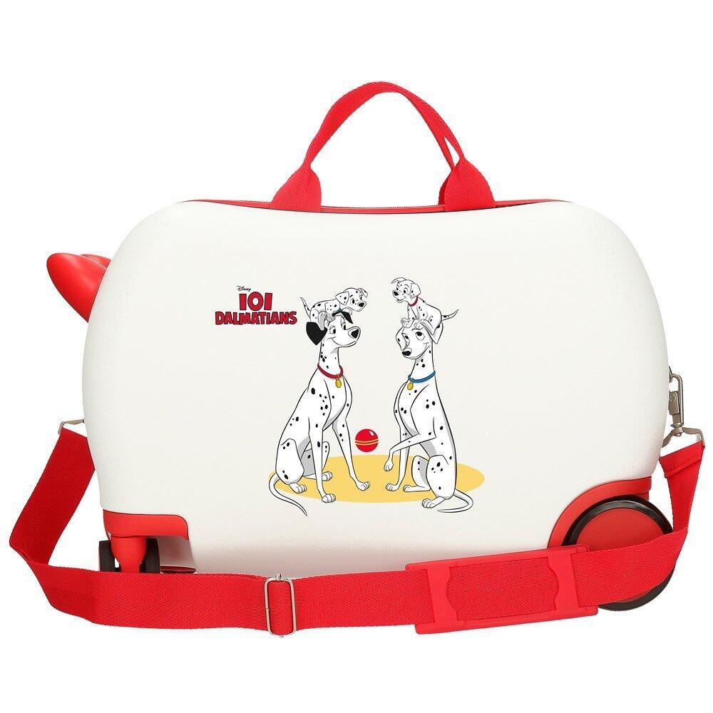 Mala infantil 101 Dálmatas ABS com capacidade de 24L branco 2/5
