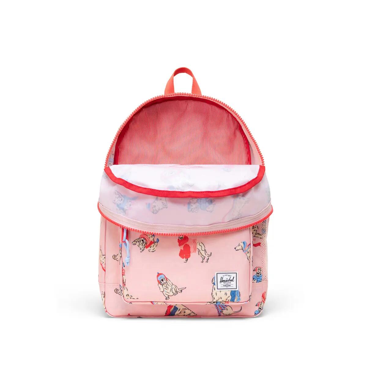 Sac à dos en matières recyclées HERITAGE KIDS 20 L unisex rose pâle 3/4