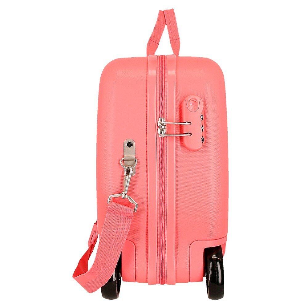 Mala infantil Inside Out Anxious ABS com capacidade de 38L coral 5/5