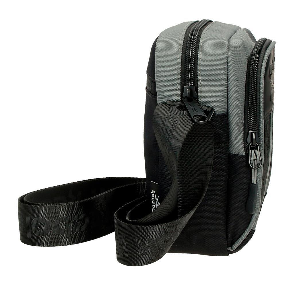 Bolsa tiracolo Reebok Baltimore 15x20x6 cm cinza 4/5