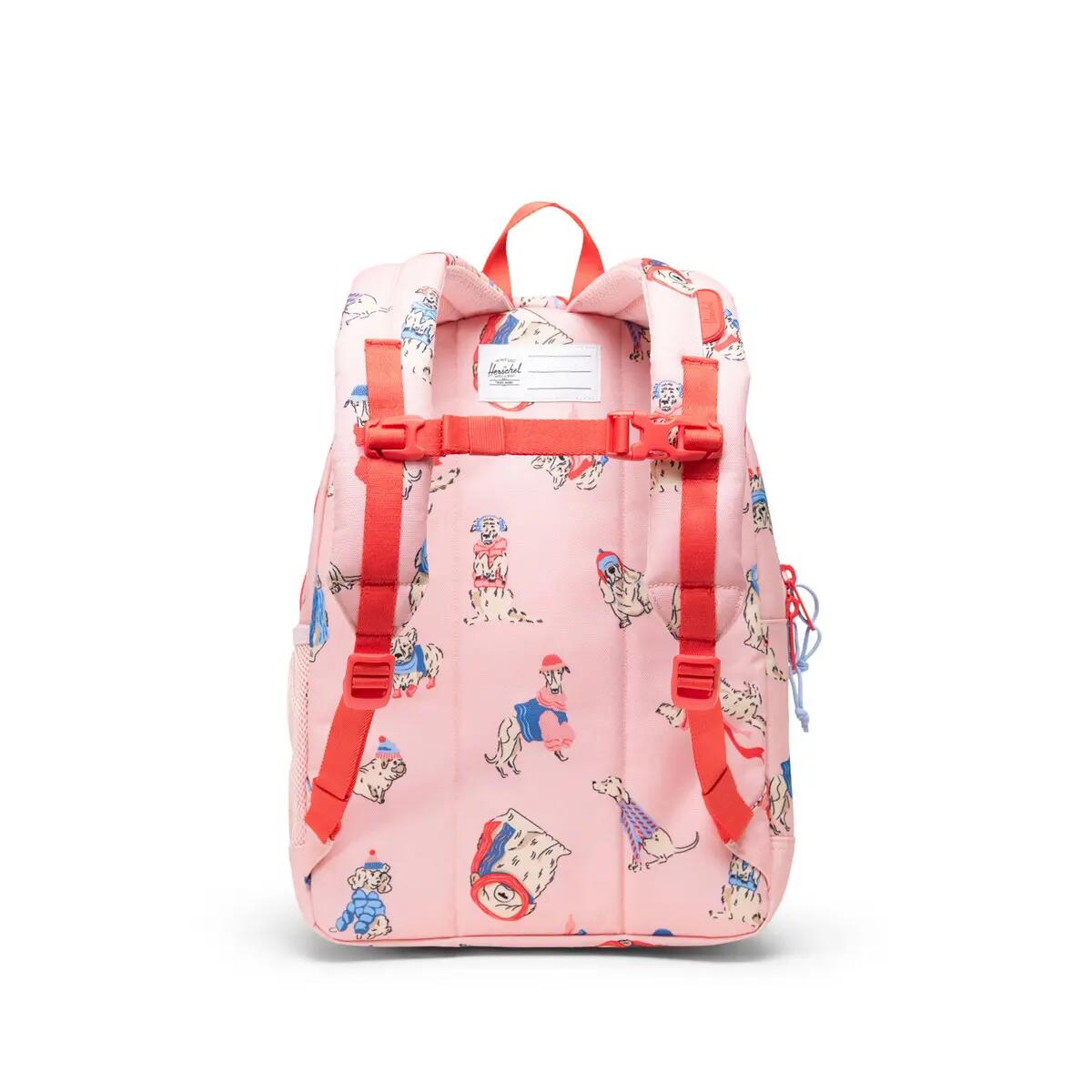Sac à dos en matières recyclées HERITAGE KIDS 20 L unisex rose pâle 4/4
