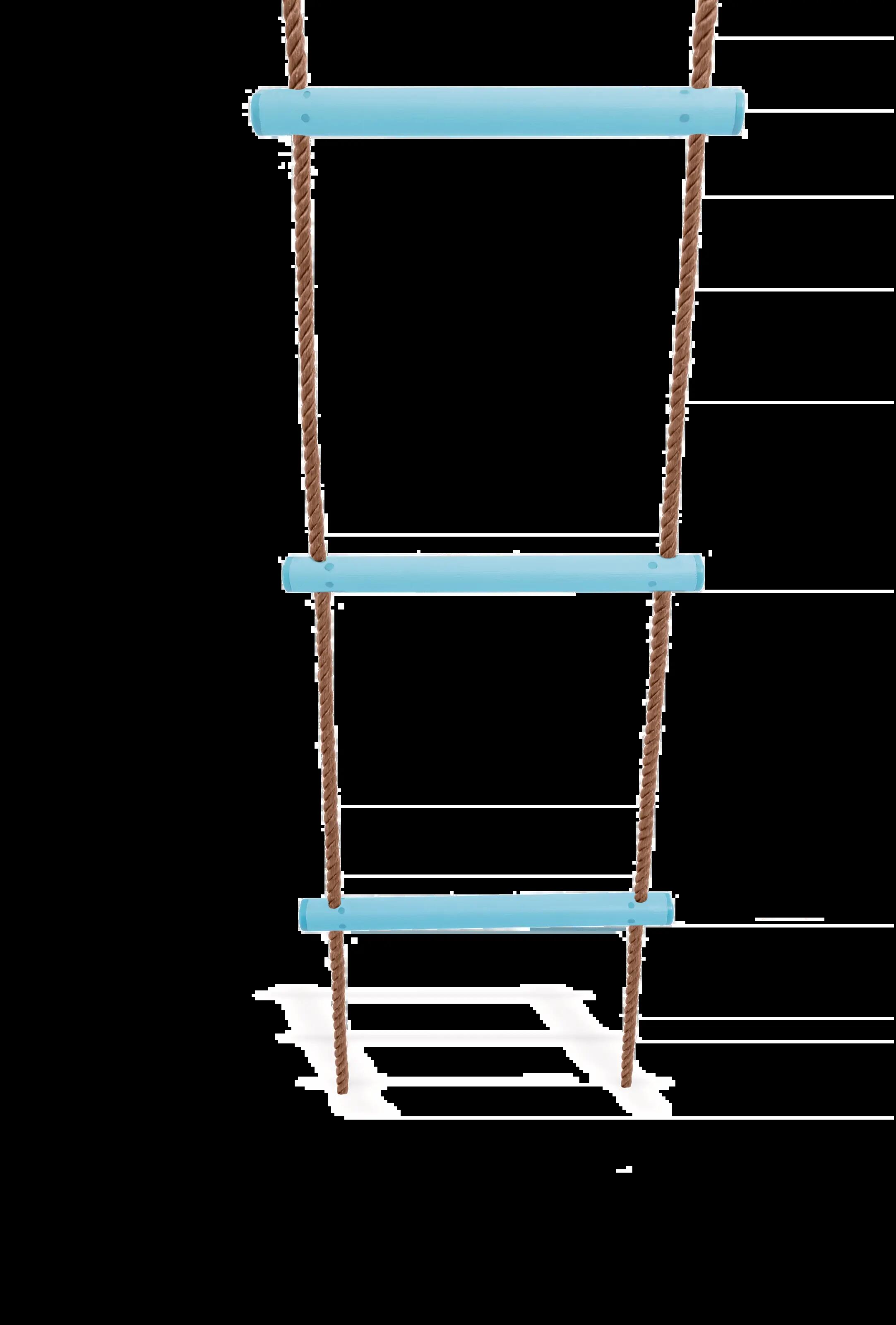 Intex 44003 - Scaletta Azzurra Con Corde per Altalena, 30x3x150 cm, 3-10 Anni 1/3