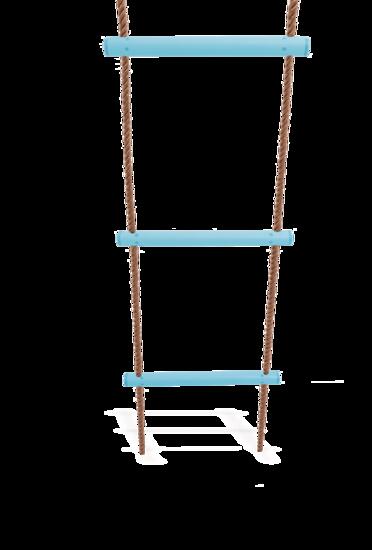 Intex 44003 - Scaletta Azzurra Con Corde per Altalena 30x3x150 cm 3-10 Anni