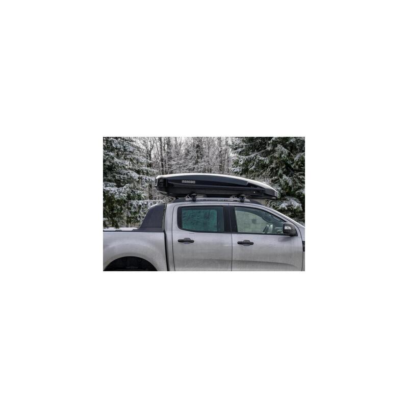 Cutie portbagaj Menabo Satellite 550 DUO ABS Black, 198x94x36 cm